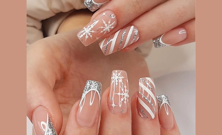 Acrylic:um66km109vq= christmas nails