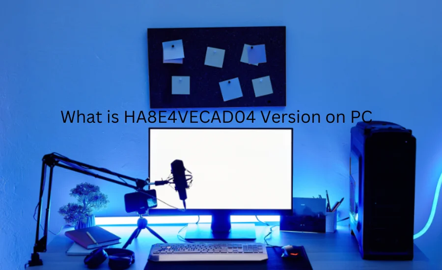 What is HA8E4VECAD04 Version on PC