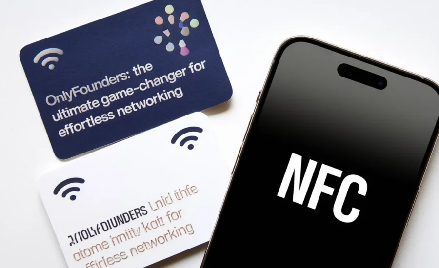 nfc business card onlyfounders