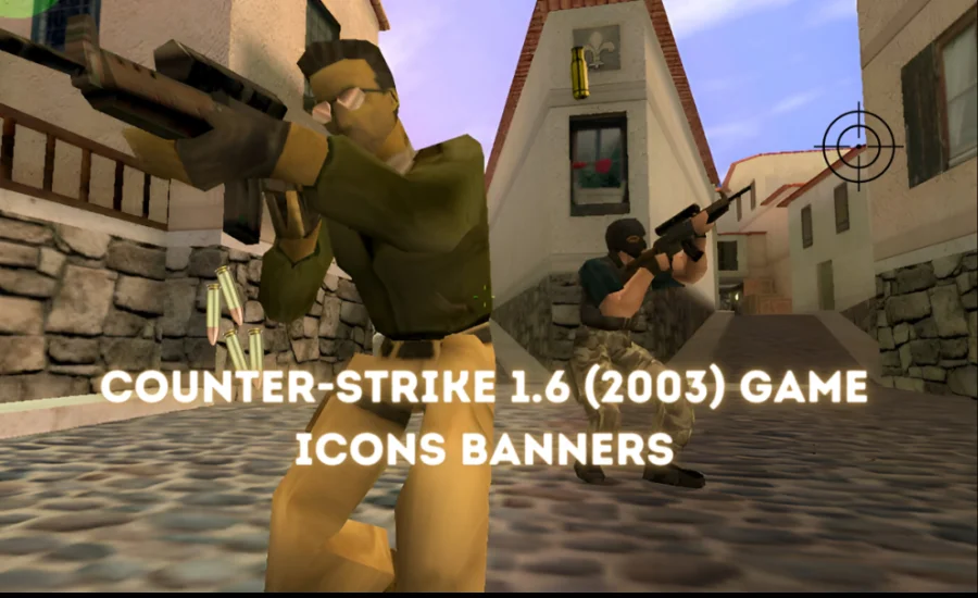 Counter-Strike 1.6 (2003) Game icons banners