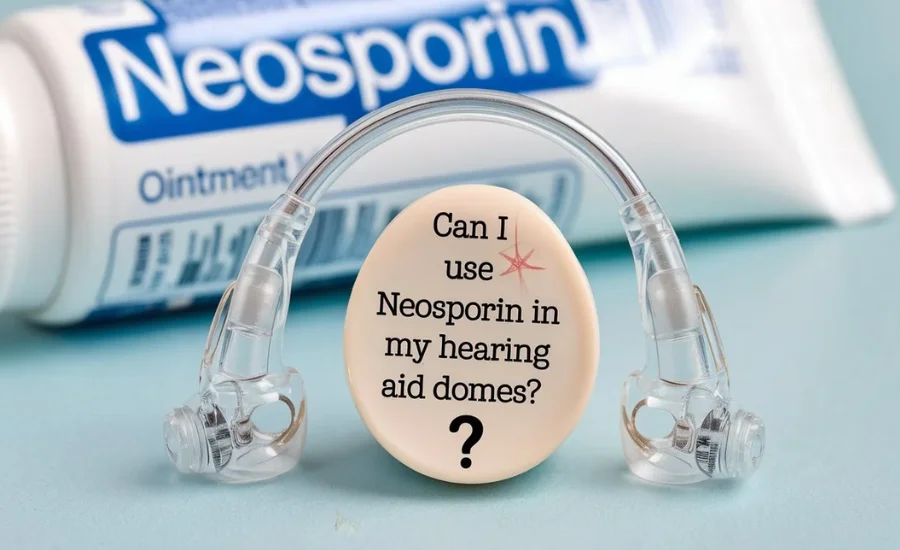 can i use neosporin in my hearing aid domes